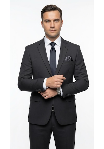 Plus Scorpion Erkek Slim Fit Ceket Likralı Fitilli Kumaş, Çift Düğmeli Tek Yırtmaçlı Modern Tasarım Siyah Plus Scorpion Erkek Slim Fit Ceket Likralı Fitilli Kumaş, Çift Düğmeli Tek Yırtmaçlı Modern Tasarım Siyah