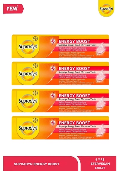 Supradyn Energy Boost 4 x 15 Efervesan Tablet