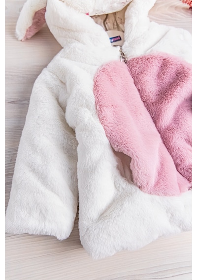 Baby&Kids Tavşan Kulaklı Welsoft Peluş Kız Çocuk Mont (541967969)