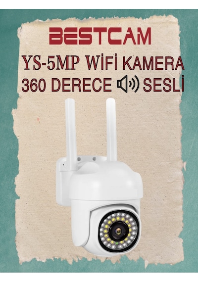 Ys-5mp 360 Derece Sesli Wi Fi Kamera