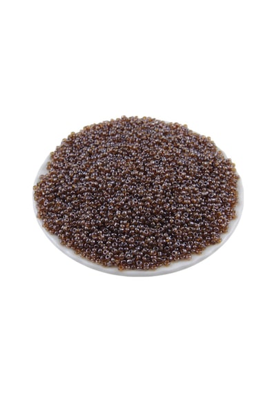 08 Kum Açık Kahve Boncuk 3 Mm 100 Gr 6000 Adet