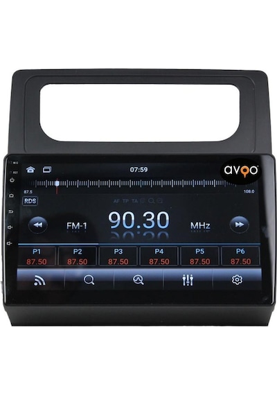 Volkswagen Caddy İle Uyumlu Dijital Klima Android Multimedya Sistemi 4-64 Clarion 2004-2015 9"