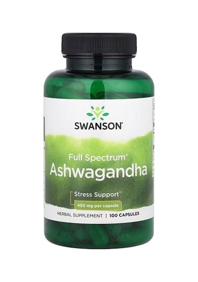 Swanson Full Spektrum Ashwagand.ha 450 Mg. 100 Kapsül.usa Menşei.