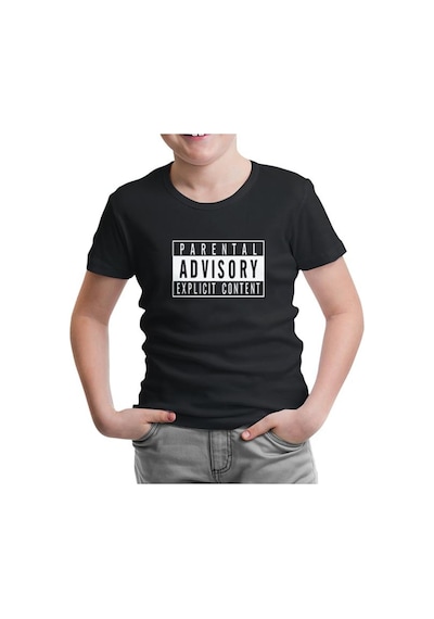 Lord Tshirt Parental Advisory Explicit Content Siyah Çocuk Tshirt