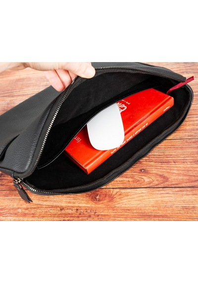 Awe 16 İnç Macbook Ve Pc Uyumlu Deri Kılıf Erc1 Siyah Diğer