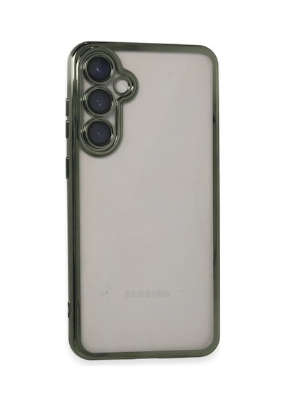 Samsung Uyumlu Galaxy S23 Fe Kılıf Razer Lensli Silikon - Yeşil 0.2M-Çok Renkli