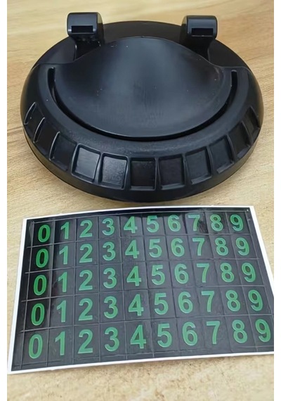 Biishe Numaratörlü Güçlü Yapışkanlı 360 Derece Dönebilen Su Geçirmez Araç İçi Telefon Tutucu Plasti Çok Renkli