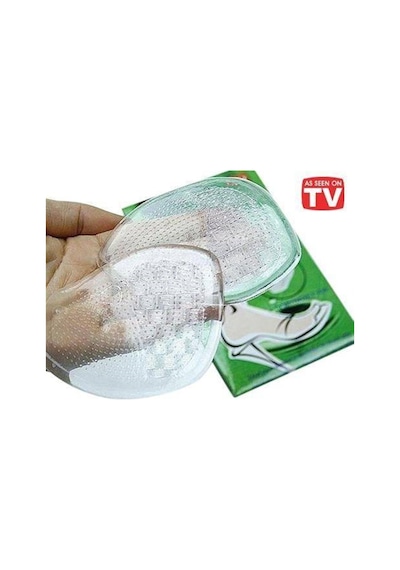 Kadın Topuklu Ayakkabı İçin Silikon Jel Tabanlık Ayak Yastığı 2Li