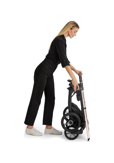 Inglesina Aptica Glam Tek El Tek Hamle İle Katlanıp Açılan Çift Yön Bebek Arabası Emerald Green