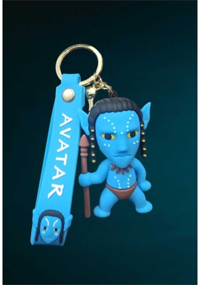 Avatar Figürlü Büyük Boy Silikon Anahtarlık