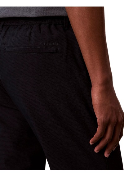 Calvin Klein Lv04lf609g Straight Seersucker Half Elastic Erkek Pantolon Lacivert