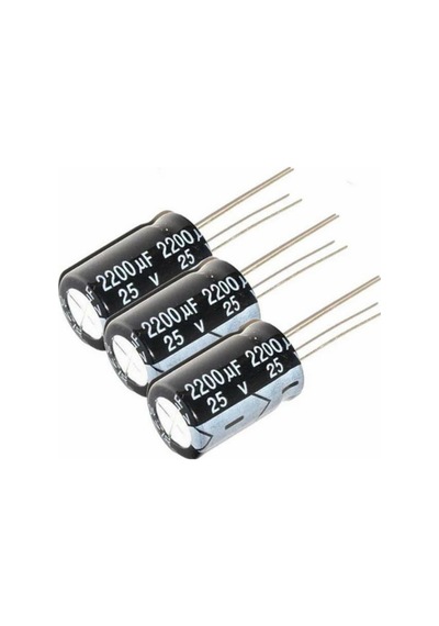 2200uf 25v Kondansatör 16x20 7.5mm 105c 10 Adet Pcs