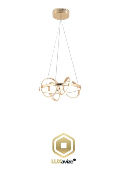 Sıla Ledli Modern Gold Avize Gold2