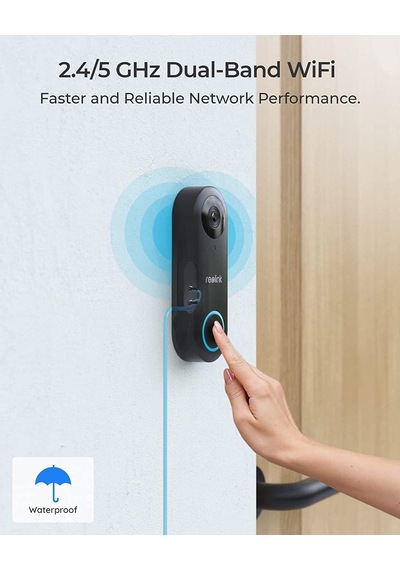 Reolink Video Doorbell Wifi 5mp Kameralı Kablosuz Kapı Zili