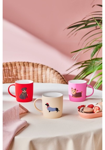 Karaca Soft Touch Animal Cookie Mug 350 Ml