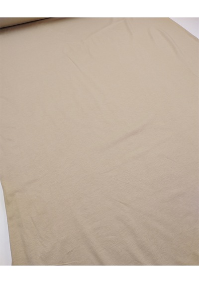 Bej Süprem Penye Yumuşak Kumaş Tişörtlük & Elbiselik En: 160cm-12390