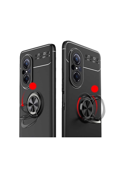 Huawei Nova 9 Se Kılıf Yüzüklü Magnetli Ravel Case Kapak