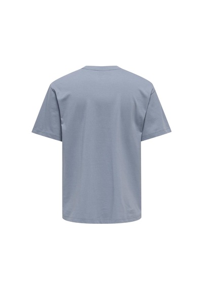 Onsfred Lıfe Rlx Ss Tee Noos Erkek Mavi T-shirt - 22022532 Mavi