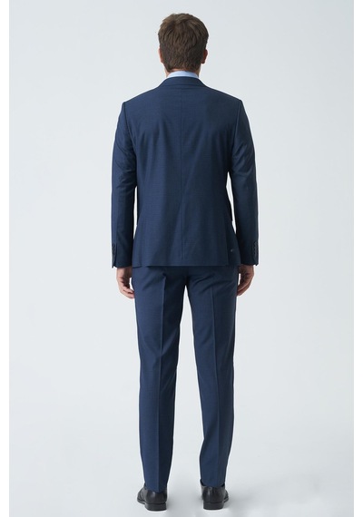 White Stone Durham T2463 Slim Fit 6 Drop Takım Elbise Desenli-desenli Çok Renkli