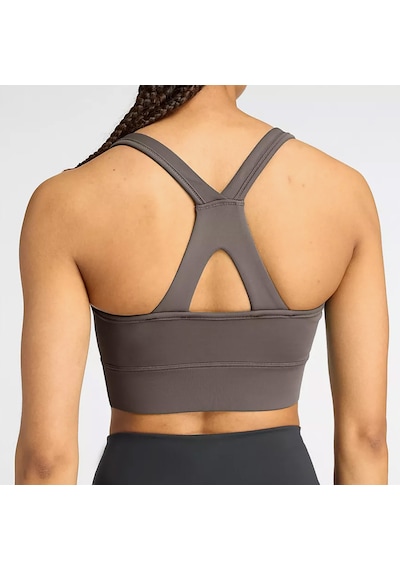 New Balance Essentials Kadın Kahverengi Bra Wb33468