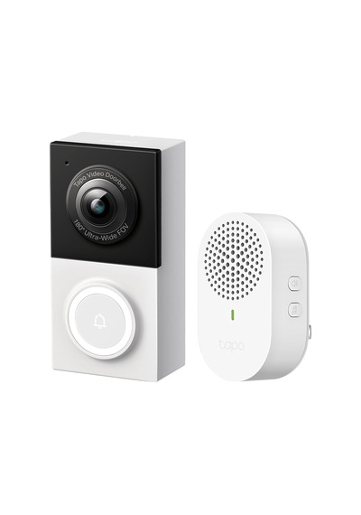 Tp-link Akıllı Video Kapı Zili Kamera Kablolu, 2k 5mp, Renkli Gece Görüşü, 180 Ultra Geniş Fov, 2 Yönlü Ses,