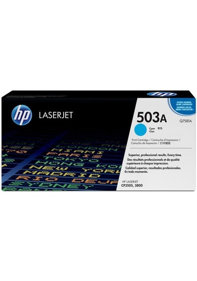 Hp 503A Q7581A Mavi Toner - Laserjet 3800-Cp3505