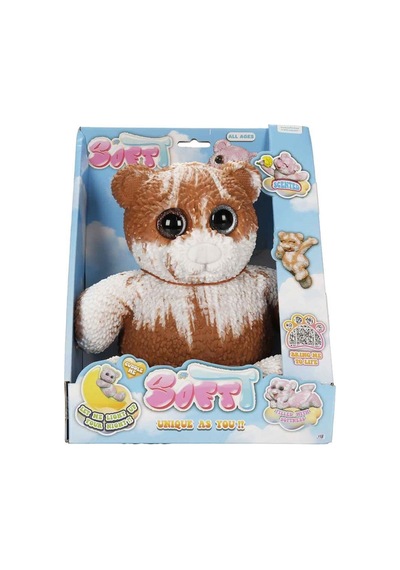 S01012331 Figür Soft Bear Delux Karan Parlayan Ayı