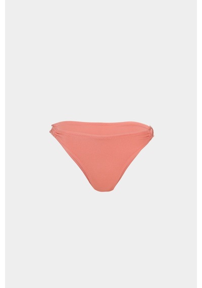 Açelyaokcu Premium Halat Detaylı Freya Slim Fit Kadın Bikini Altı Somon