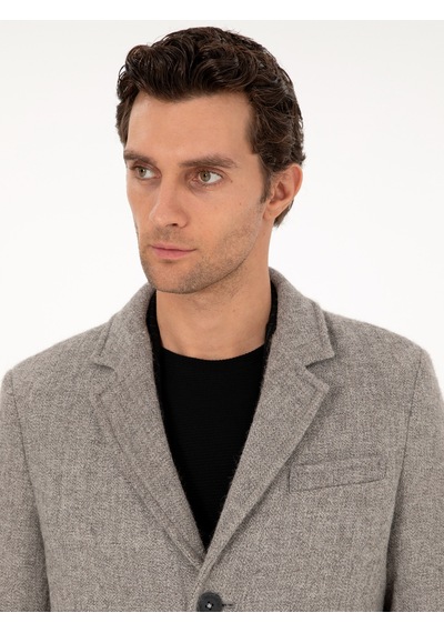 Cacharel Erkek Gri Palto 50293729-vr024