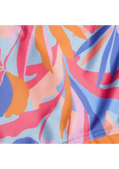 Speedo Alo Printed Twinstrap Kız Çocuk Yüzücü Mayosu Pembe-mavi Pembe-mavi