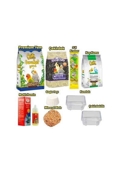 Papağan Set 9 Parça