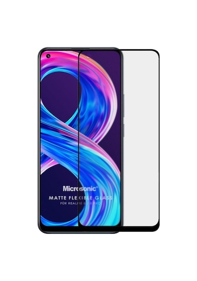 Oppo Realme 8 Pro Seramik Matte Flexible Ekran Koruyucu Siyah