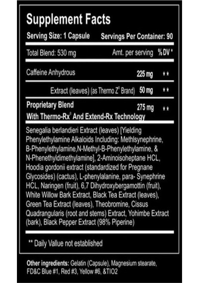 Innovative Labs Diablos Eca Fire Extreme Fat Burner 90 Kapsul