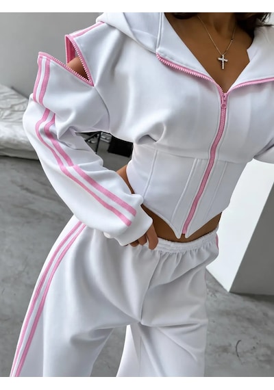 Havens İnvida Corset Eşofman Takım Beyaz