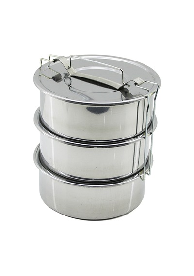 Çelik Sefer Tası 18 Cm - 3'lü Set