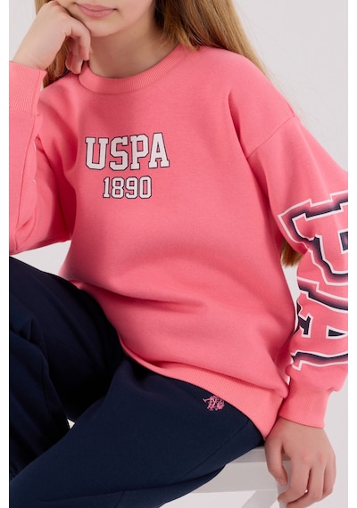 U.S. Polo Assn. U.s. Polo Assn Kız Çocuk Pembe Eşofman Takımı Us2314-c-v1 Pembe