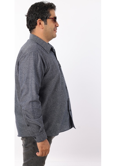 Tousus Büyük Beden Lacivert-gri Yünlü Flanel Erkek Gömlek Btl-7103-tss Lacivert-gri Tousus Büyük Beden Lacivert-gri Yünlü Flanel Erkek Gömlek Btl-7103-tss Lacivert-gri