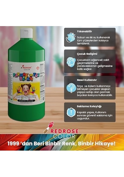 Yeşil Parmak Boyası 1000 Gr
