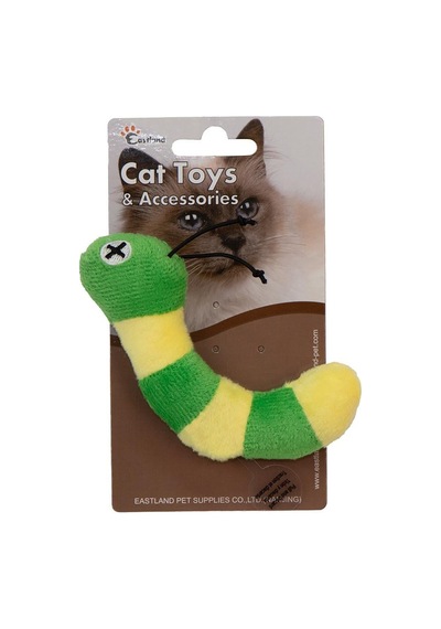 Eastland Catnipli Peluş Dijital Sesli Tırtıl 13cm