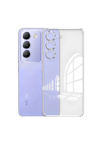 Uray Store Vivo V30 Lite 4g Kılıf Lüx Şeffaf Silikon