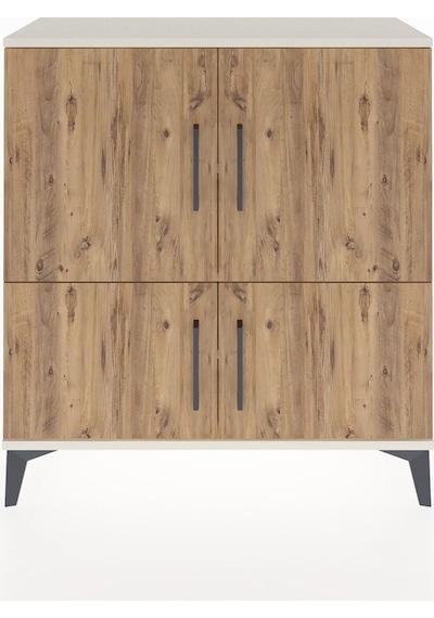 Arges Şifonyer 3 Raflı 4 Kapaklı 88x30x96 Aytaşı-çam Aytaşı