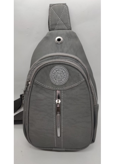 İpek Body Bag Unisex Çapraz Çanta Gri