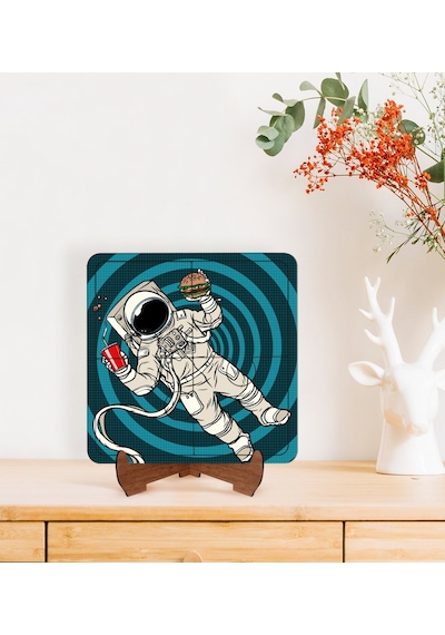 Bk Gift Pop Art Tasarımlı Ahşap Standlı Puzzle Çerçeve-29