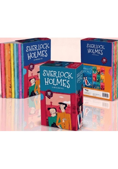 Sherlock Holmes Kırmızı Kutulu 10 Kitaplık Set