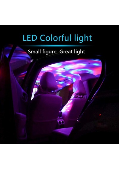 Mini Portable Magic Ball Usb Rgb Ledli Disco Topu Ufo Disko 4w Usb Tak Çalıştır