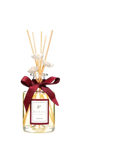 200 Ml Silindir Şişe Bambu Çubuklu Gardenya Oda Kokusu Abundance Prosperity