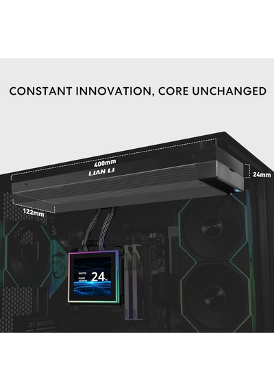 Hydroshift Iı-s Lcd 360tl Argb Sıvı Cpu Soğutucu - 360 Mm Aıo - 3,4 İnç Ips Lcd Kare Ekran - Papatya Zinciri - Düş