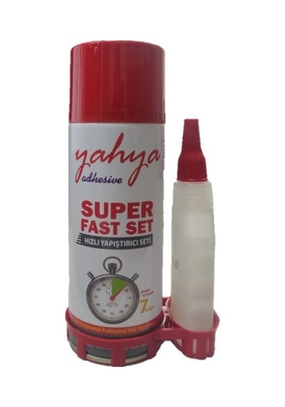 Yahya Çift Komponentli Hızlı Ahşap Mdf Plastik Çok Amaçlı Yapıştırıcı Seti 400 Ml/100gr Büyük Boy 400 Ml