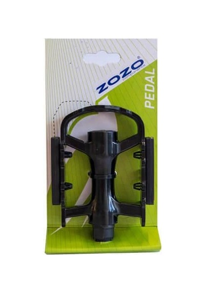 Zozo - Pedal - Hf-602 W/ball, W/ref - Siyah Reflektörlü Bisiklet Pedalı Alüminyum Bisiklet Pedalı