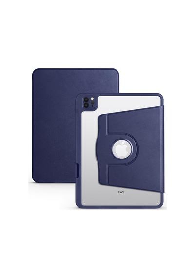 Apple Uyumlu iPad  10.9 2022 10.nesil Kılıf Termik Kalem Bölmeli Dönebilen Standlı Kılıf Kılıf